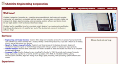 Desktop Screenshot of cheshireeng.com