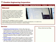 Tablet Screenshot of cheshireeng.com